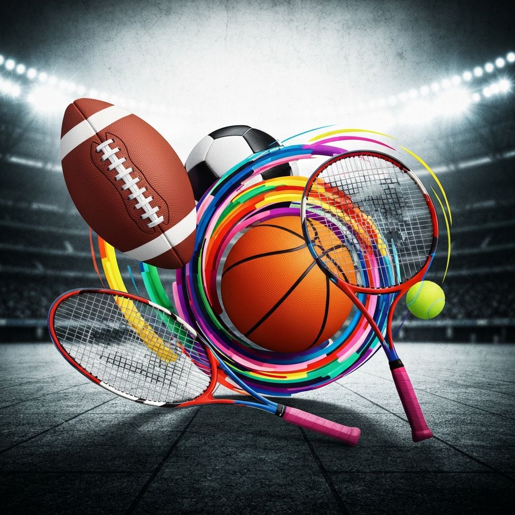 Sports Pencil Art Overlay